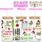 Grump | UV DTF glass can wrap