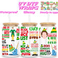 Christmas | UV DTF glass can wrap