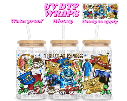 Polar | UV DTF glass can wrap