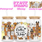 Life is better with dogs | UV DTF glass wrap