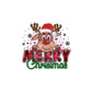 Merry Christmas reindeer | 20oz tumbler wrap | DIGITAL DOWNLOAD