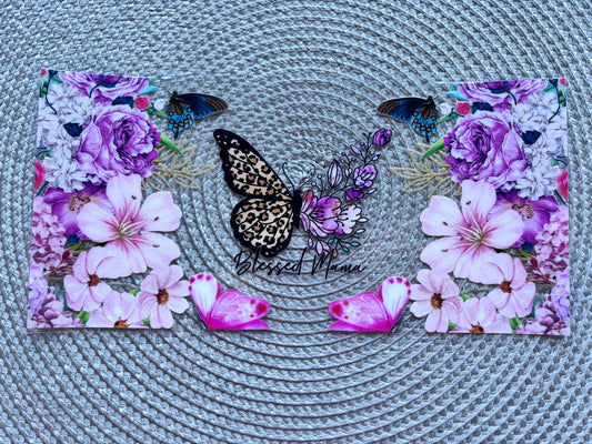 Blessed mama | UV DTF glass can wrap