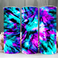 Purple/blue tie dye 20oz tumbler
