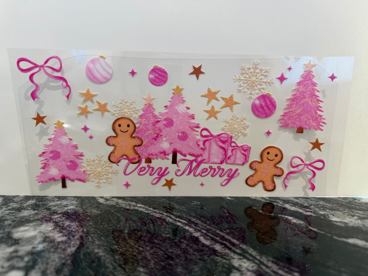 Very merry | 16oz UV DTF wrap