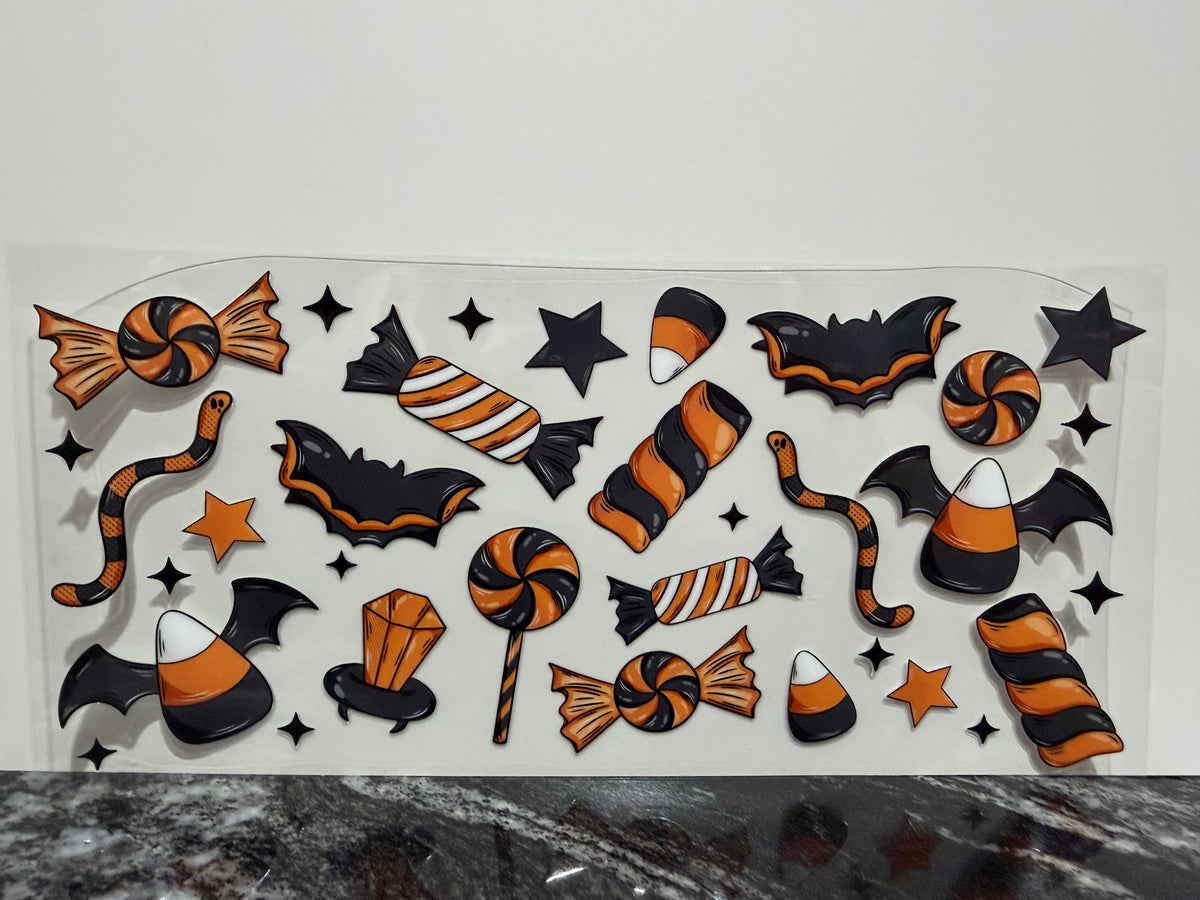 Halloween candy | 16oz UV DTF wrap