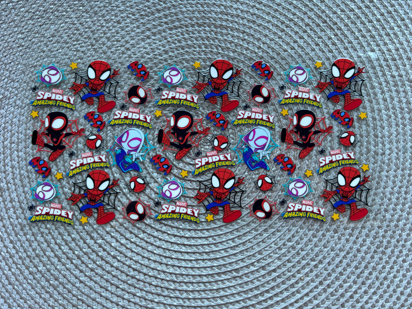 Spider | UV DTF glass can wrap