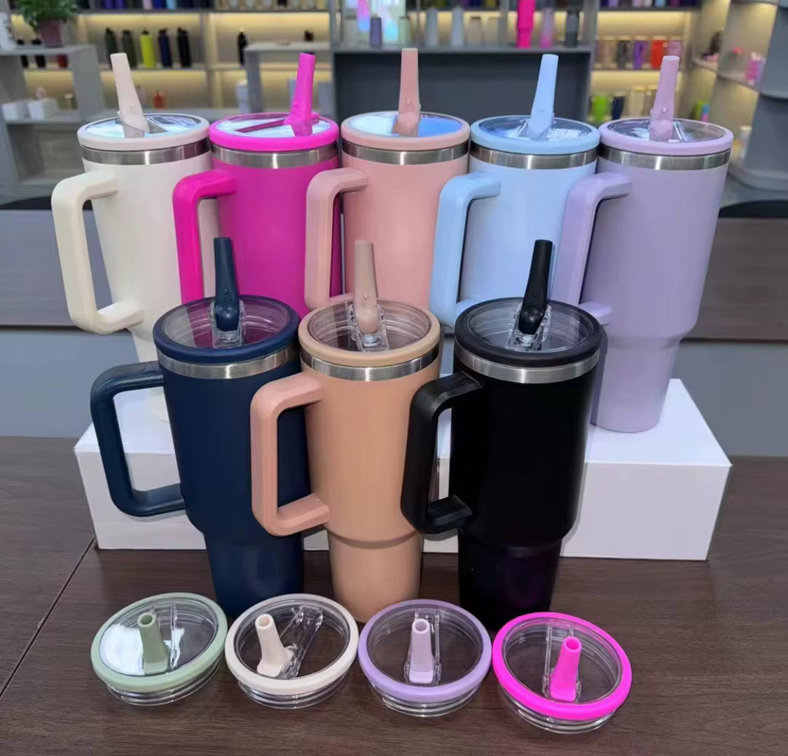 40oz no spill stainless tumbler