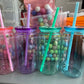 16oz jelly colour acrylic cans