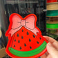 Watermelon bow trinket tray