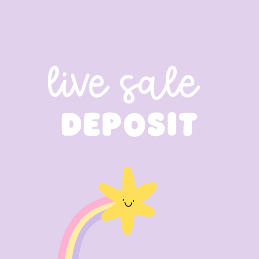 Live sale deposit