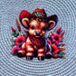Baby highland cow | UV DTF decal