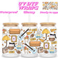 Friend icons | UV DTF glass can wrap
