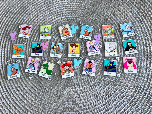 Toy pictures | UV DTF 16oz glass can wrap