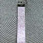 Purple leopard wristlet