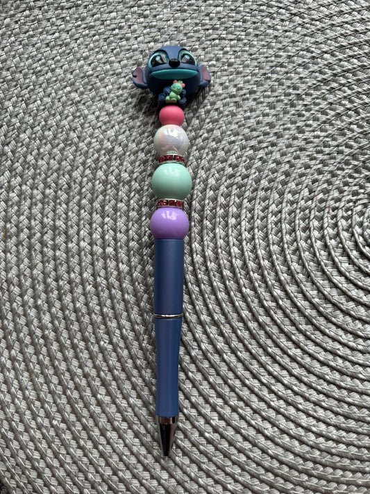 blue alien pen