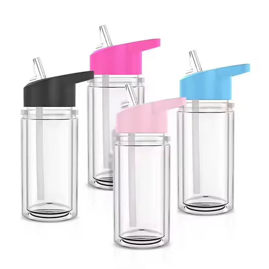 10oz kids water bottle snowglobe