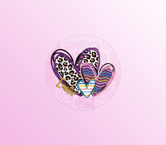 Easter hearts
