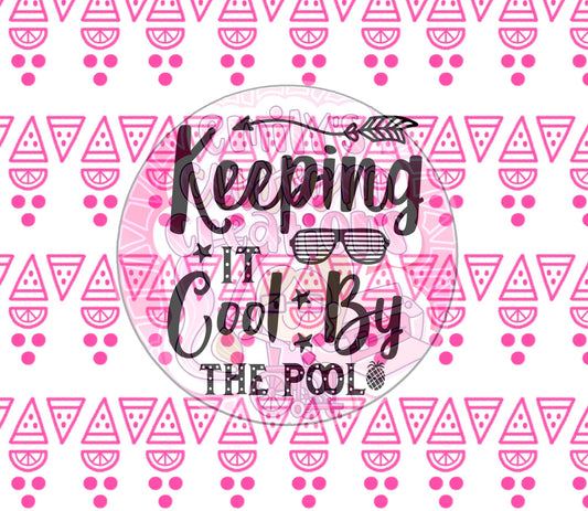 Keeping it cool by the pool | 20oz tumbler wrap