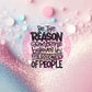 Be the reason someone believes in the goodness of people | 20oz tumbler wrap