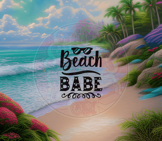 Beach babe | 20oz tumbler wrap