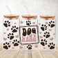 Dog mama | 20oz Libbey glass can