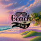 Beach Junkie | 20oz tumbler wrap
