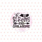 Be strong and courageous | 20oz tumbler wrap