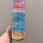 20oz rhinestone tumbler -sunset-