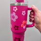Pink Stanley dupe 40oz tumbler