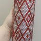 Red and pink diamond rhinestone tumbler