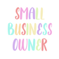 Small Business Owner sticker