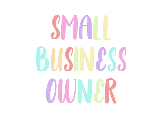 Small Business Owner sticker