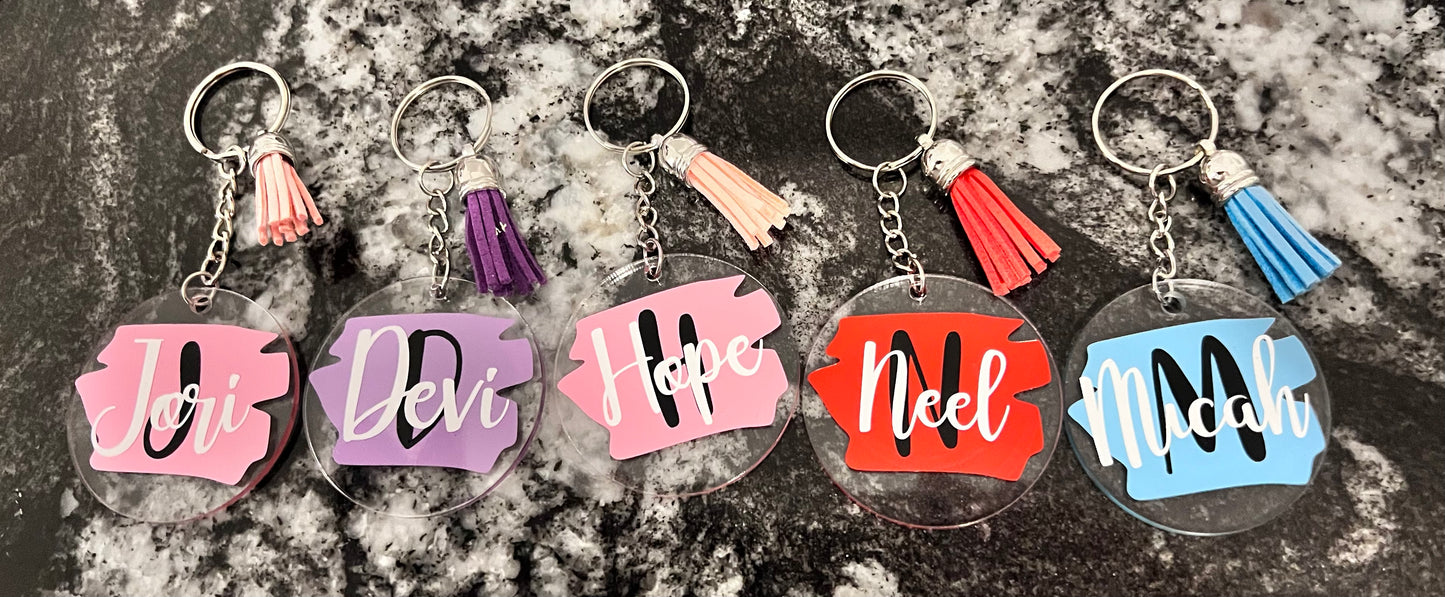 Personalized keychain