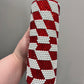 Candy cane rhinestone tumbler