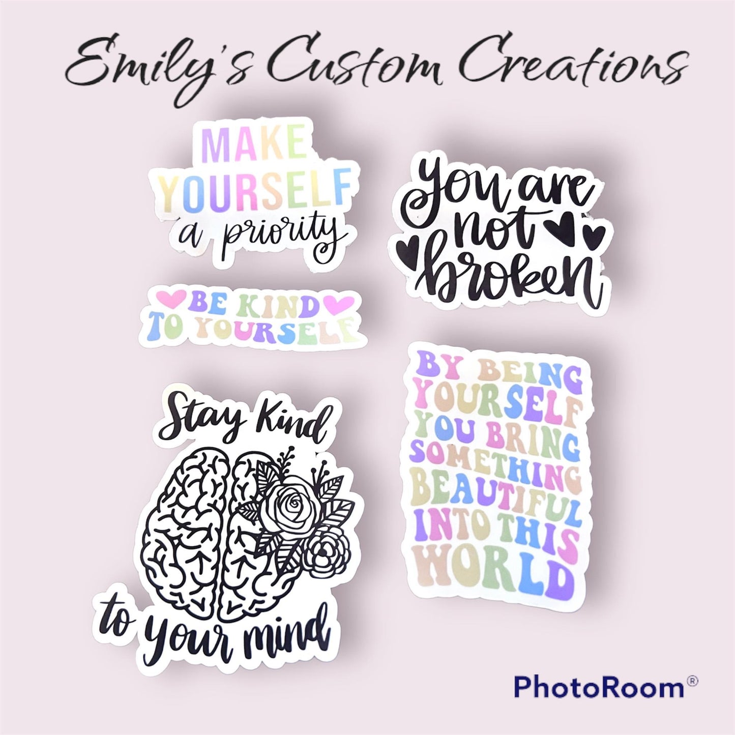 Mental Health sticker bundle