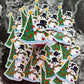 Frosty/tree sticker