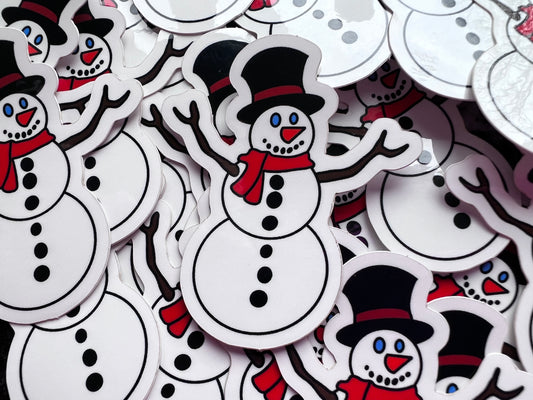 Frosty sticker